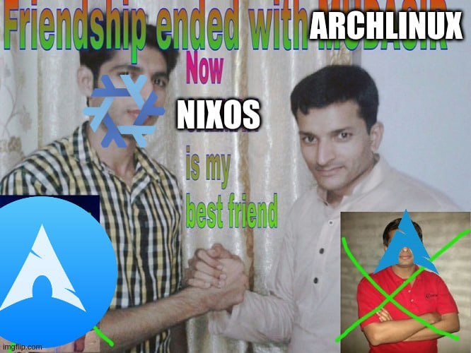 friendship ended with arch